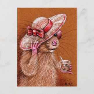 Rat in Floppy Pet Briefkaart