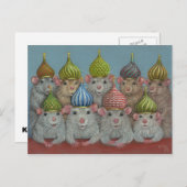 Rat in het briefkaart van de uienkoepels van Sint  (Voorkant / Achterkant)