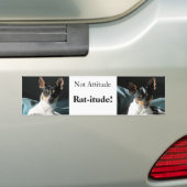 Rat-itude! Bumpersticker (Op auto)