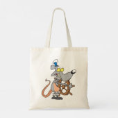 Rat Kapitein Canvas tas (Achterkant)