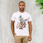 Rat Kapitein Mannen T-Shirt
