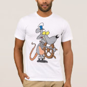 Rat Kapitein Mannen T-Shirt (Voorkant)