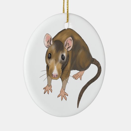 Rat Keramisch Ornament (Rechts)