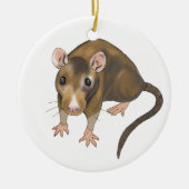 Rat Keramisch Ornament (Voorkant)