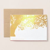 Rat Kersenboom 2020 Chinese Groet in Luxe Folie Kaarten (Met envelop)