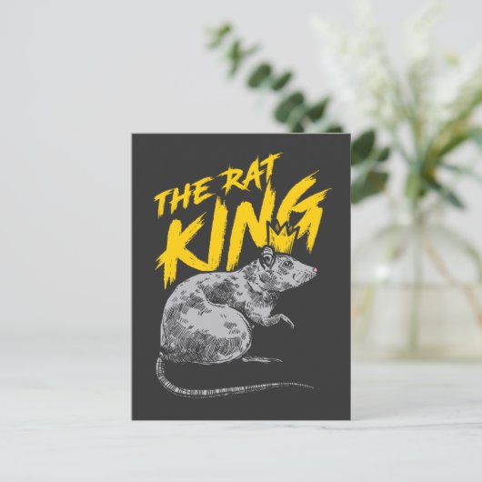Rat King Mouse Nutkraker Ballet Dance Briefkaart (Staand voorkant)