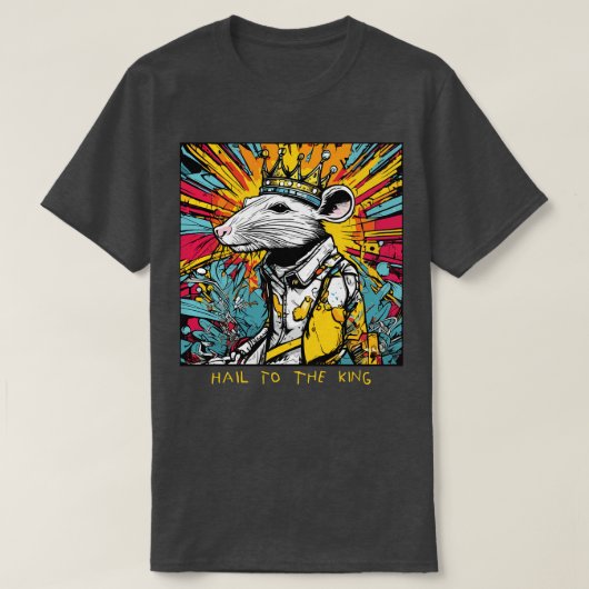 Rat King straatkunst T-shirt (Design voorkant)