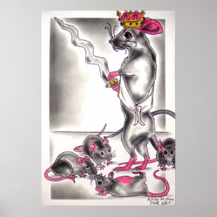 Rat King van de Nutkraker Ballet Poster