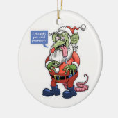 Rat Kringle Keramisch Ornament (Links)