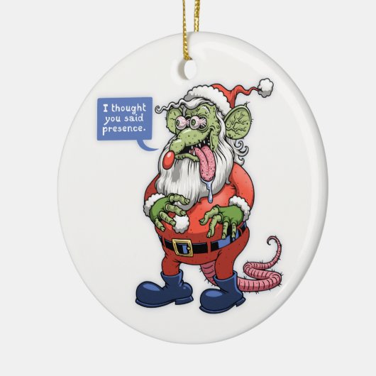 Rat Kringle Keramisch Ornament (Links)