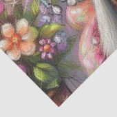  Rat Lady Met Een Martini Decoupage Tissuepapier (Detail)