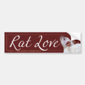 Rat Love 2 Bumpersticker (Voorkant)