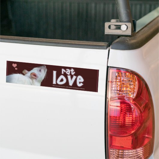 Rat Love Bumpersticker (Op Truck)
