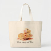 Rat Lover Altijd en altijd Grote Tote Bag (Voorkant)