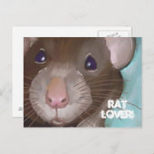 Rat Lover Briefkaart (Voorkant / Achterkant)