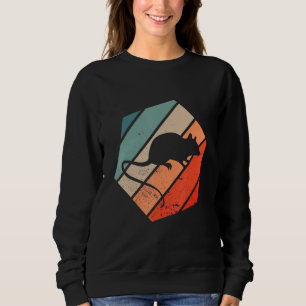 Rat Lover Mouse Rat Eigenaar Vintage Hexagon Retro Trui