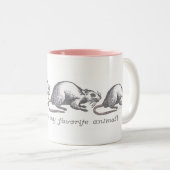 Rat Lovers Mug Tweekleurige Koffiemok (Voorkant rechts)