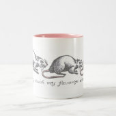 Rat Lovers Mug Tweekleurige Koffiemok (Center)