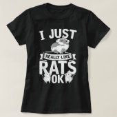 Rat mam Rats Lover Women Girls T-shirt (Design voorkant)