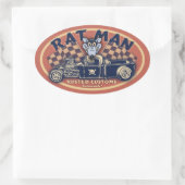 Rat Man II-ov Ovale Sticker (Tas)