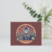 Rat Man Rusted Customs Briefkaart (Staand voorkant)