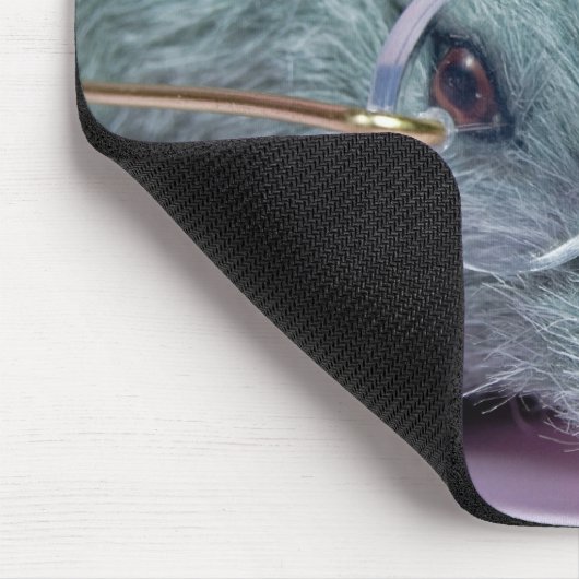 Rat met bril muismat (Hoek)