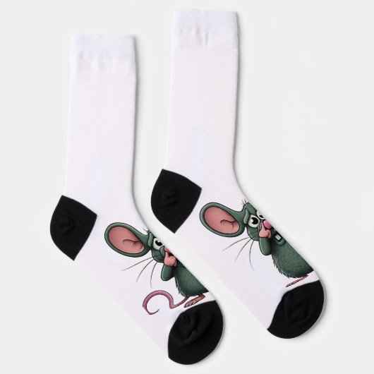 Rat met Close Nose Crew Sokken (Rechts)