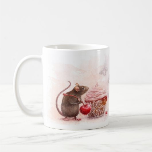 Rat met cupcake koffiemok (Links)