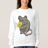 Rat met gele ventilator trui (Voorkant)