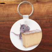 rat met kaas sleutelhanger (Voorkant)