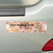 Rat met Pizza Bumpersticker (Op auto)