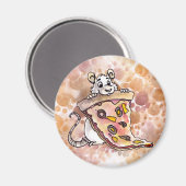 Rat met Pizza Magnet (Voorkant / Achterkant)