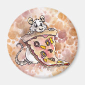 Rat met Pizza Magnet (Voorkant)