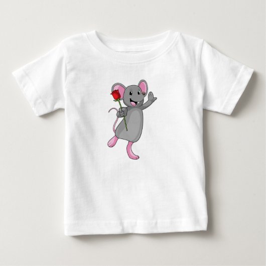 Rat met roos bloem (Voorkant)