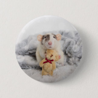 Rat met Teddy Bear Button