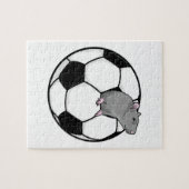 Rat met Voetbal Legpuzzel (Horizontaal)