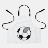 Rat met Voetbal Schort (Voorkant)