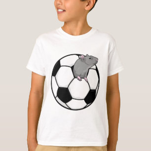 Rat met Voetbal T-shirt