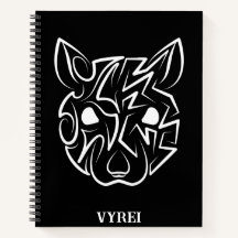 Rat met zwarte en witte tribale