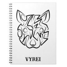 Rat met zwarte en witte tribale