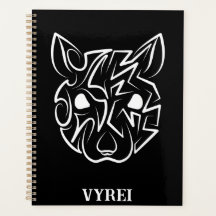 Rat met zwarte en witte tribale