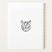 Rat met zwarte en witte tribale planner (Achterkant)