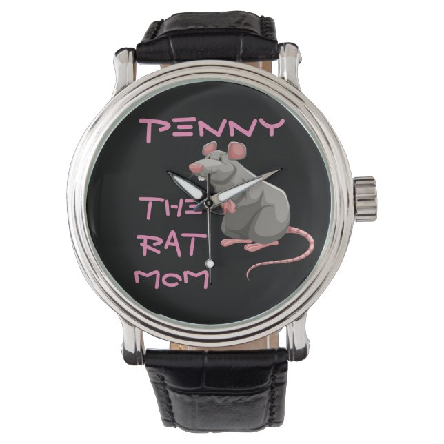Rat Mom  Horloge (Voorkant)