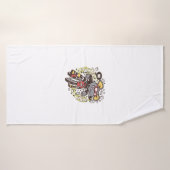 Rat Motocross Rider Badhanddoek (Badhanddoek)