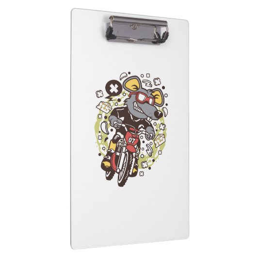 Rat Motocross Rider Klembord (Rechts)