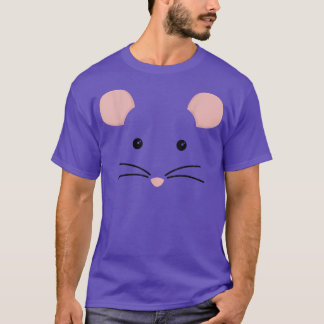 Rat Mouse Face Costume Halloween Pretend, ik ben e T-shirt