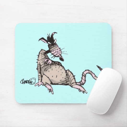 Rat Mousepad Muismat (Met muis)