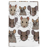 Rat Muis Muizen Dierenfeestje Medium Cadeauzakje (Voorkant)