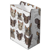 Rat Muis Muizen Dierenfeestje Medium Cadeauzakje (Achterkant Gekanteld)