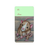 Rat naar van label met cadeau-Label (Voorkant)